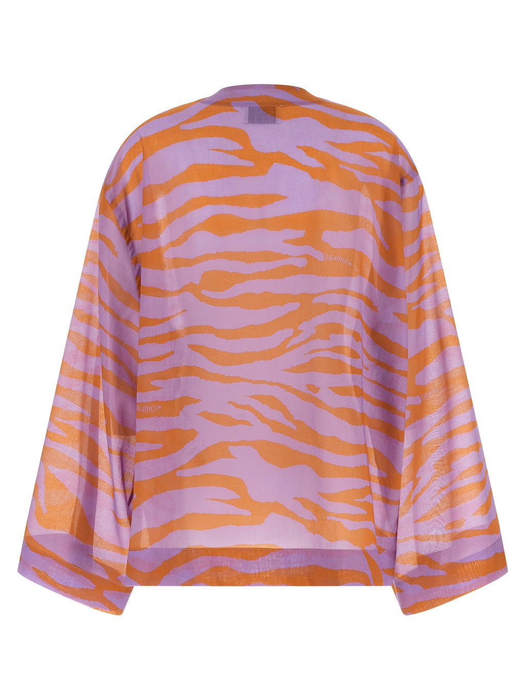 The Attico Purple Cotton Blouse