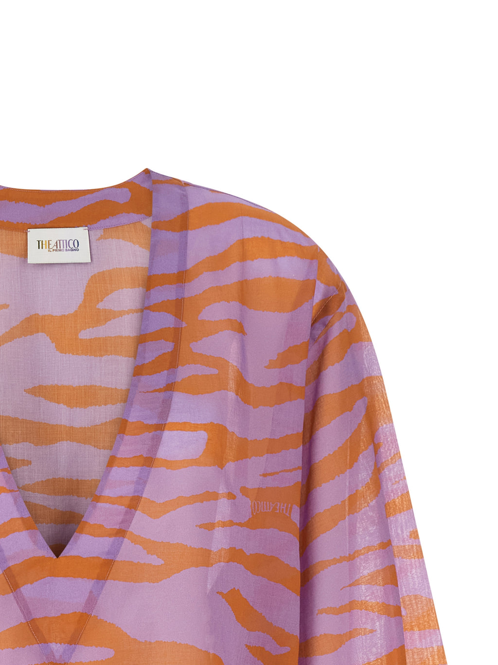 The Attico Purple Cotton Blouse