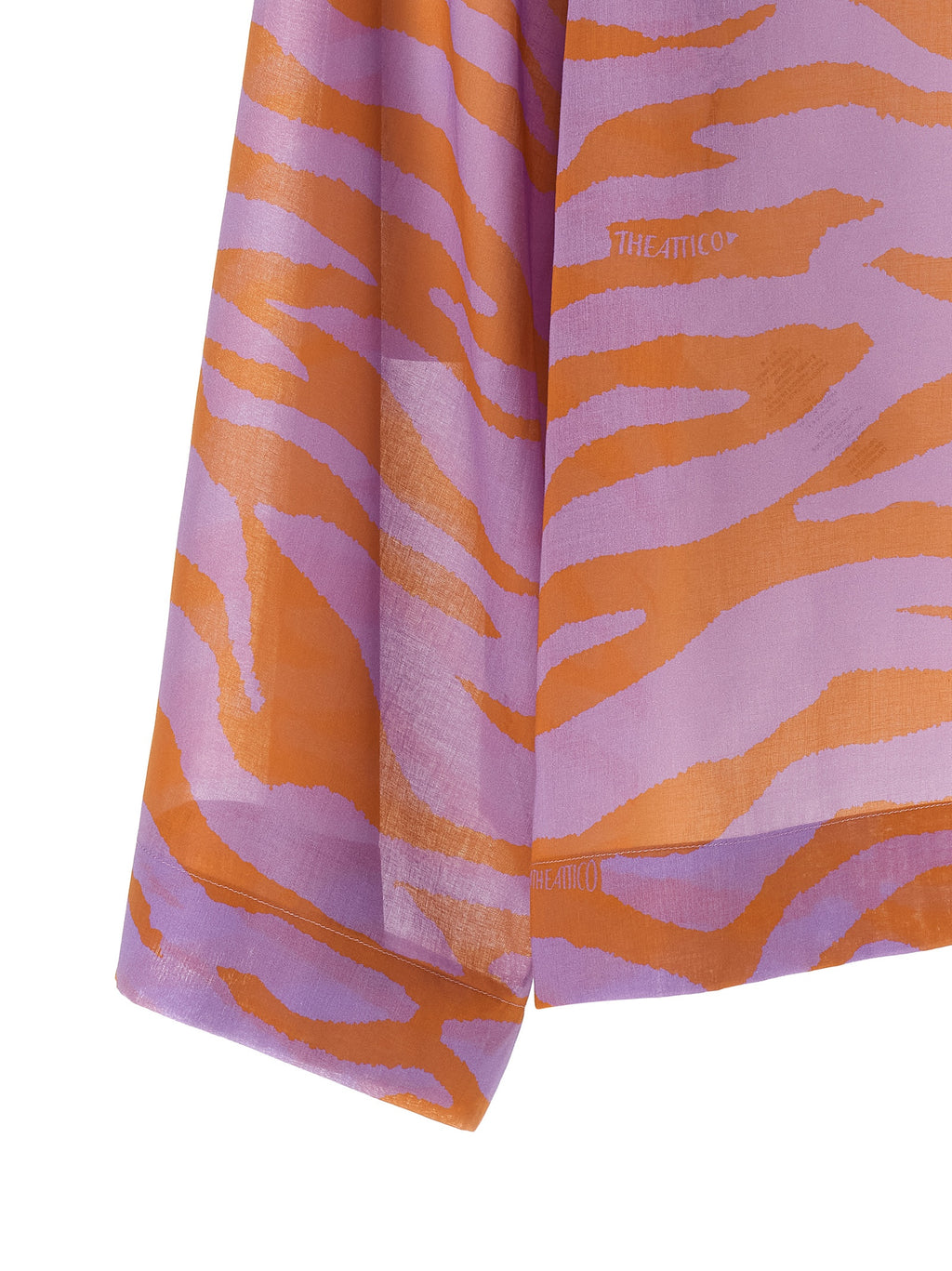 The Attico Purple Cotton Blouse