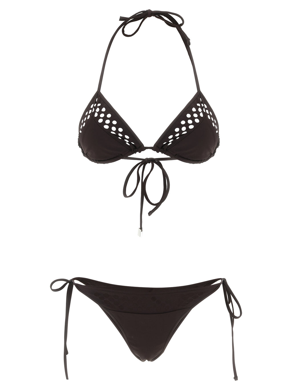 The Attico Brown Polyamide Bikini