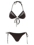 The Attico Brown Polyamide Bikini