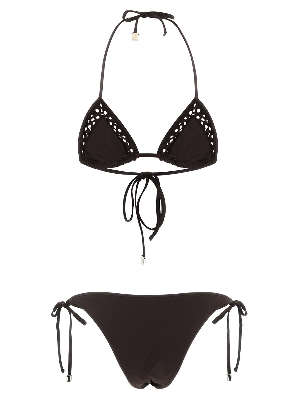 The Attico Brown Polyamide Bikini