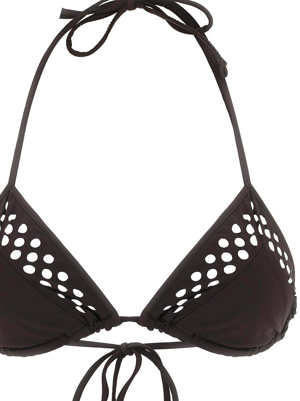 The Attico Brown Polyamide Bikini