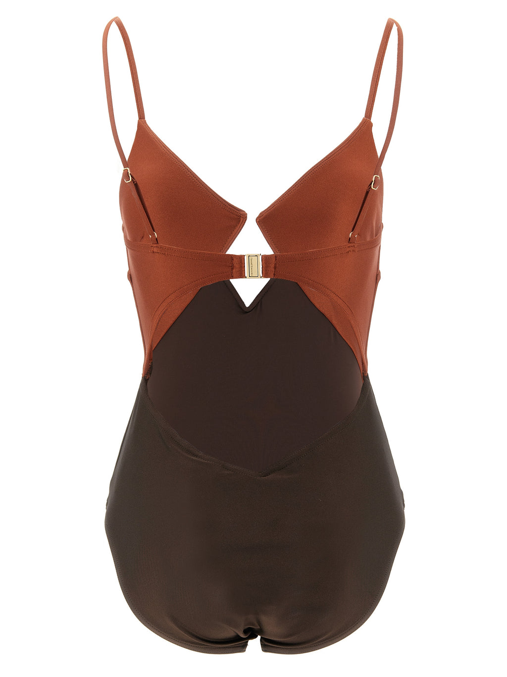 Zimmermann Brown Polyamide One-Piece Swimsuit