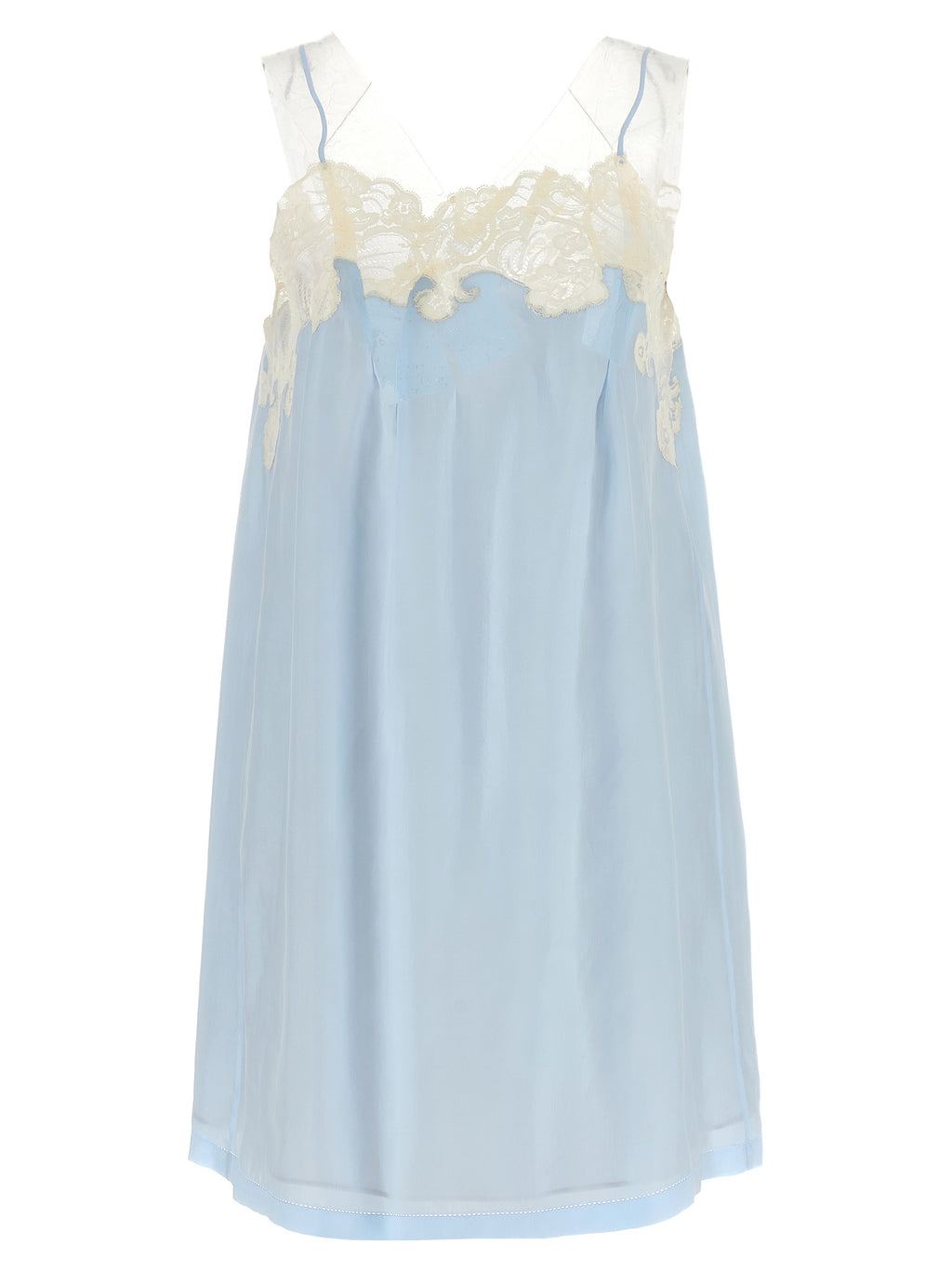 Maison Margiela Blue Copper Short Dress