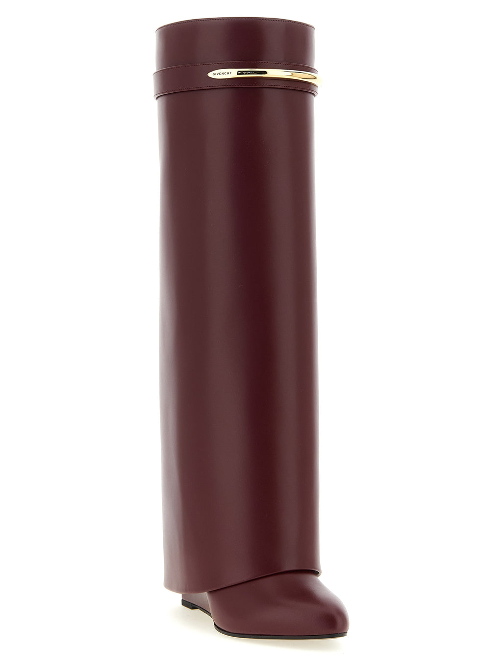 Givenchy Bordeaux Calfskin Over The Knee