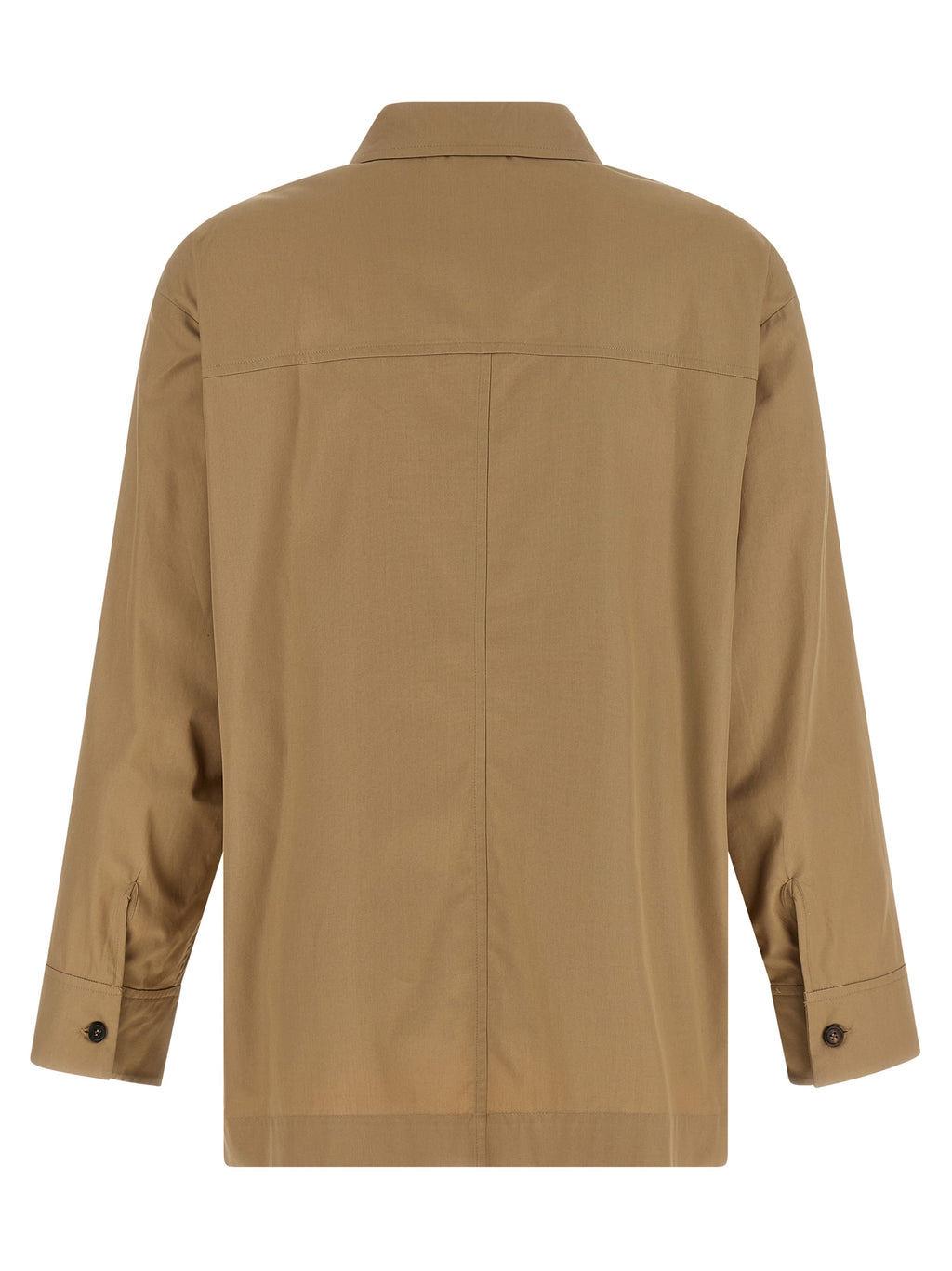 'S Max Mara Beige Cotton Blouse