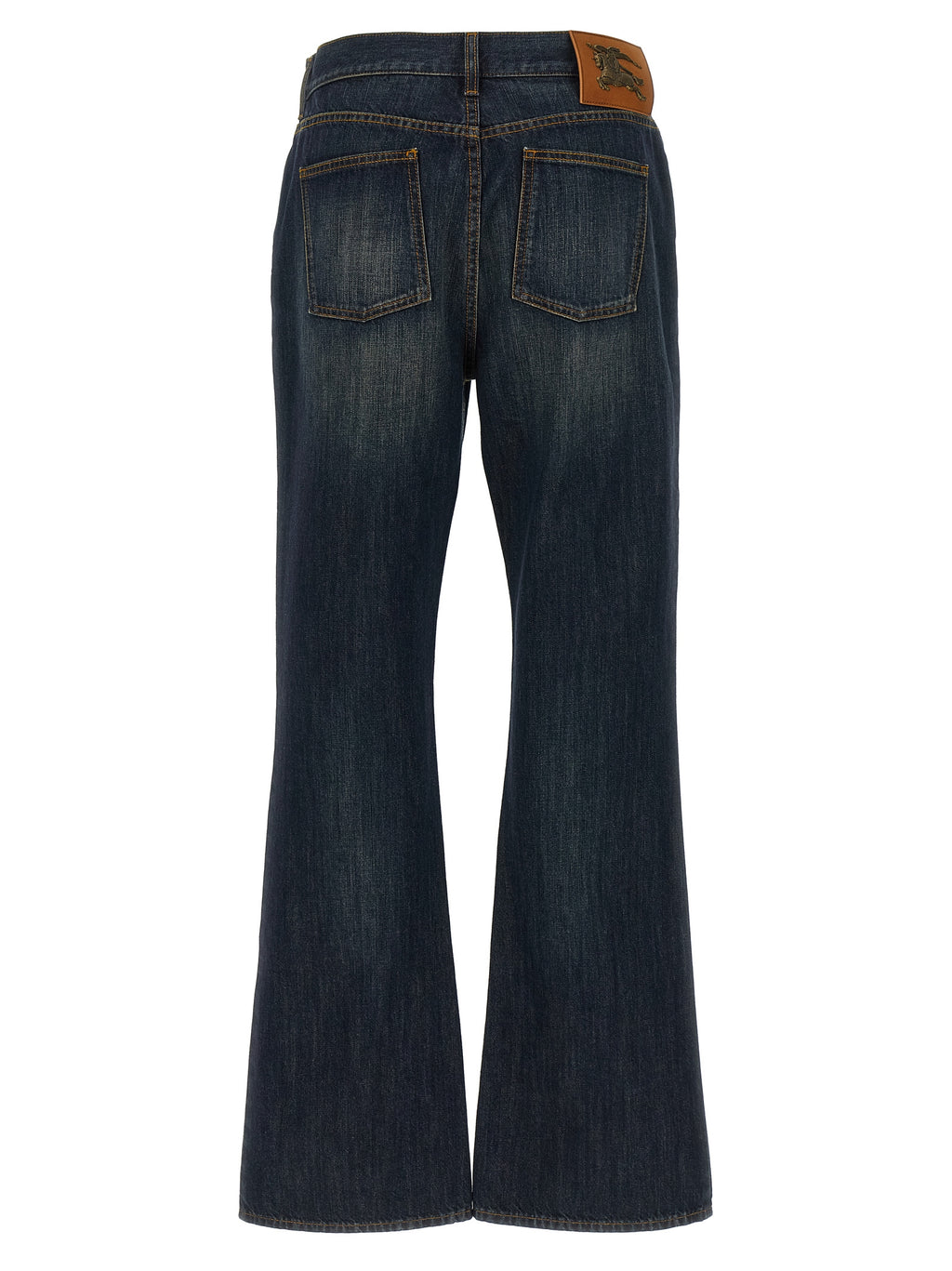Burberry Blue Cotton Flared Jeans