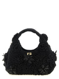 Ganni Black Organic Cotton Handbag