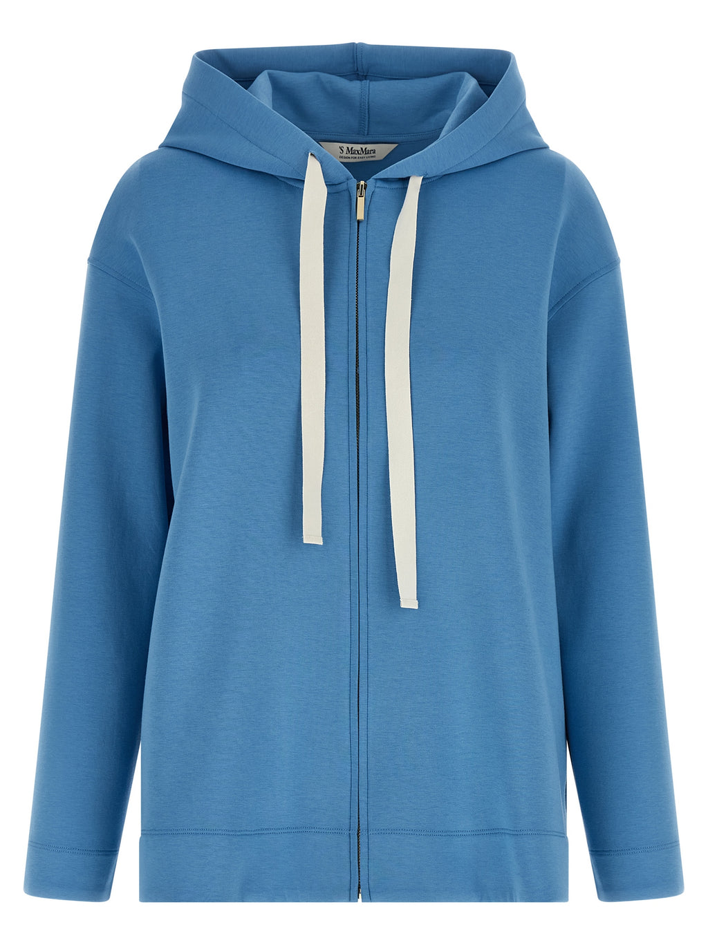 'S Max Mara Blue Cotton Hoodie