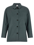 'S Max Mara Gray Cotton Blouse