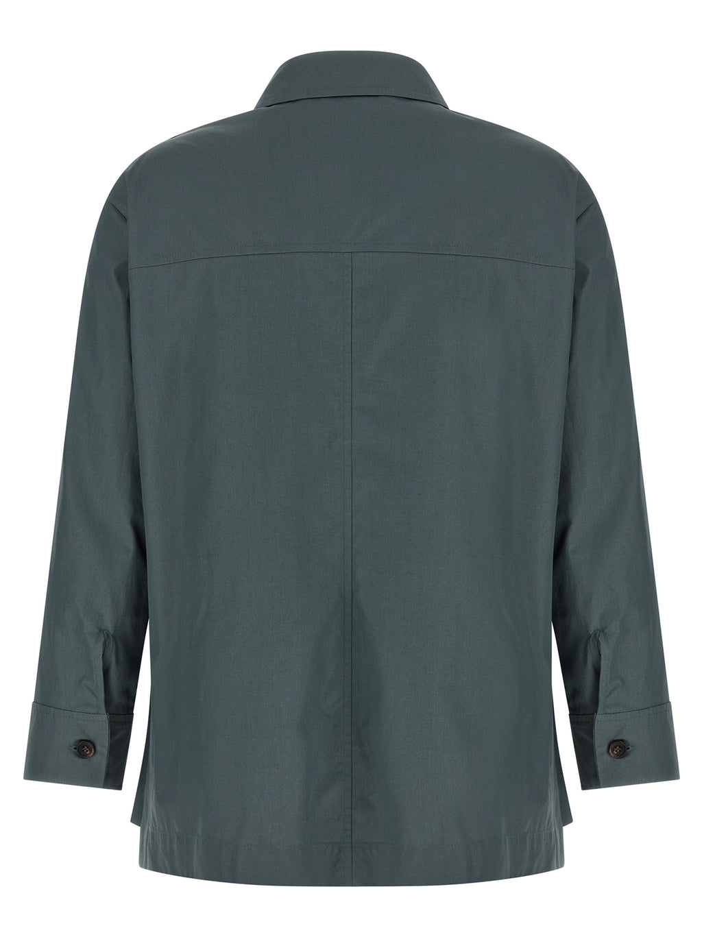 'S Max Mara Gray Cotton Blouse