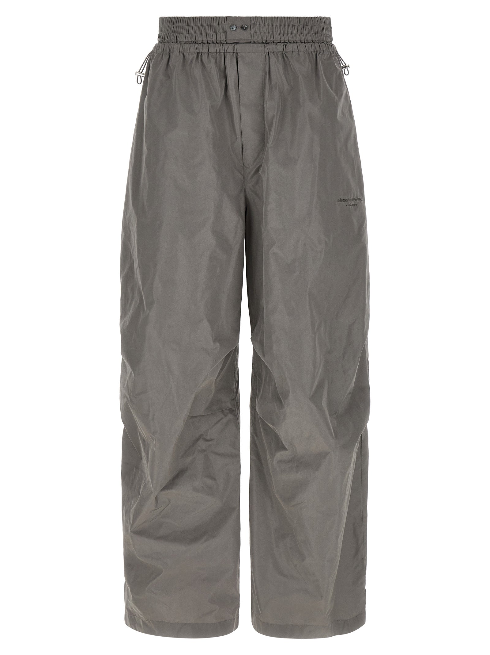 Alexander Wang Gray Polyester Athletic Pants
