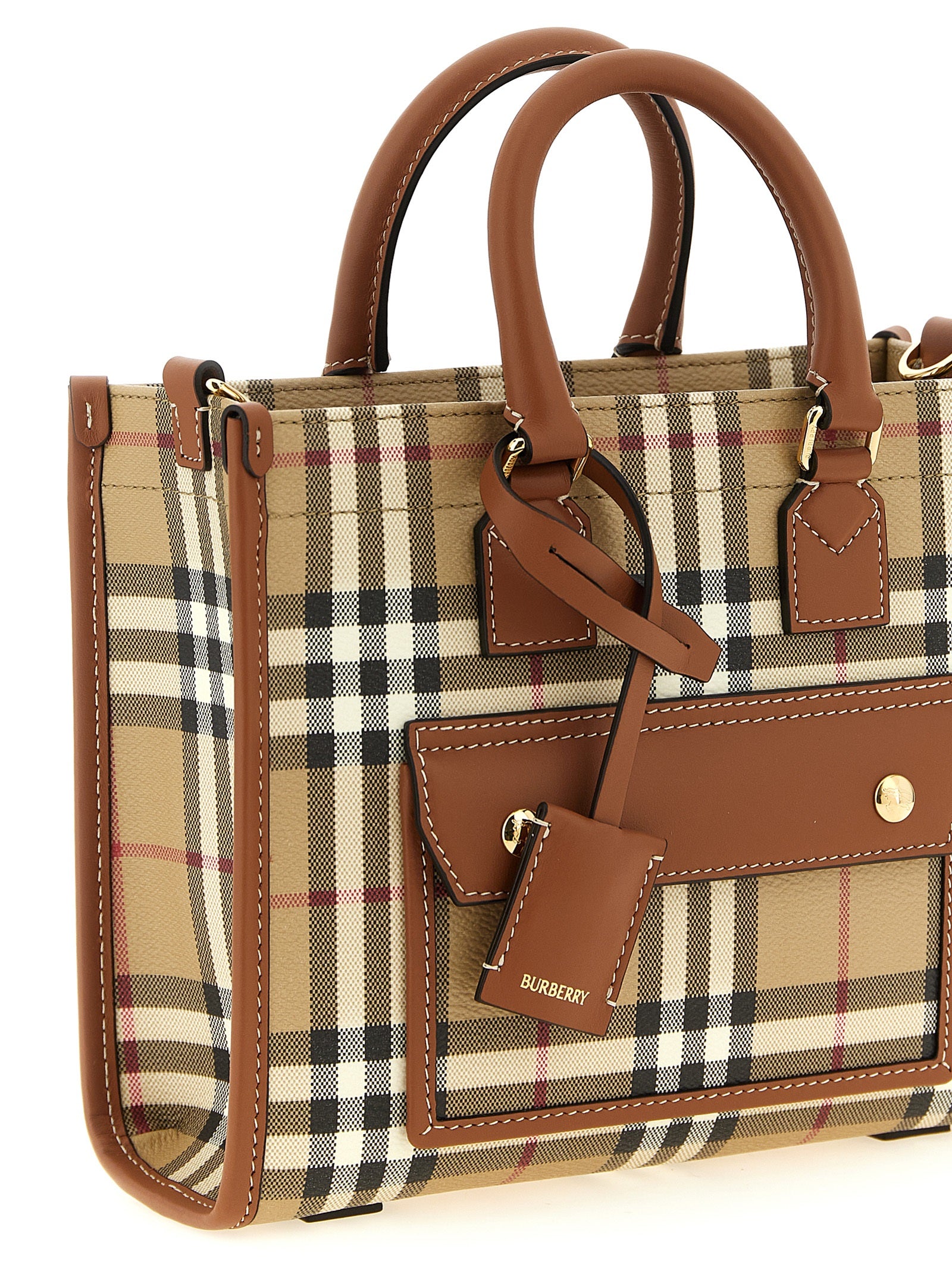 Burberry Beige Polyethylene Tote Bag