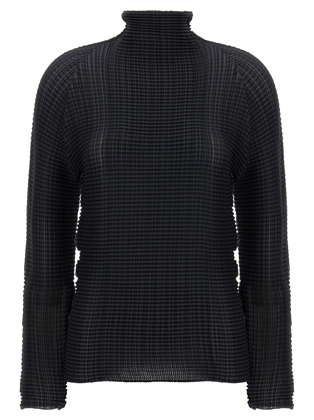 Issey Miyake Black Polyester Cardigan