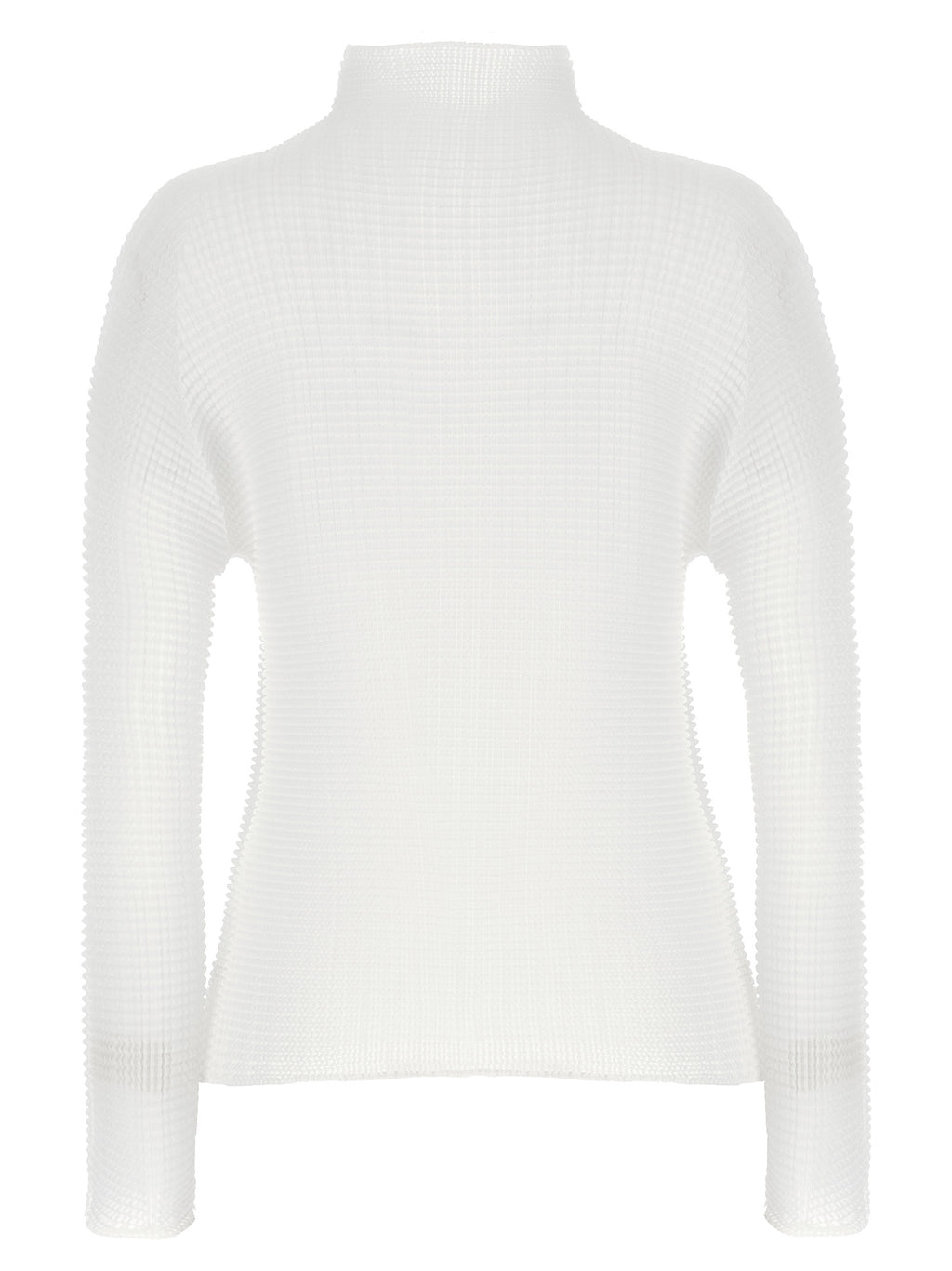 Issey Miyake White Polyester Cardigan