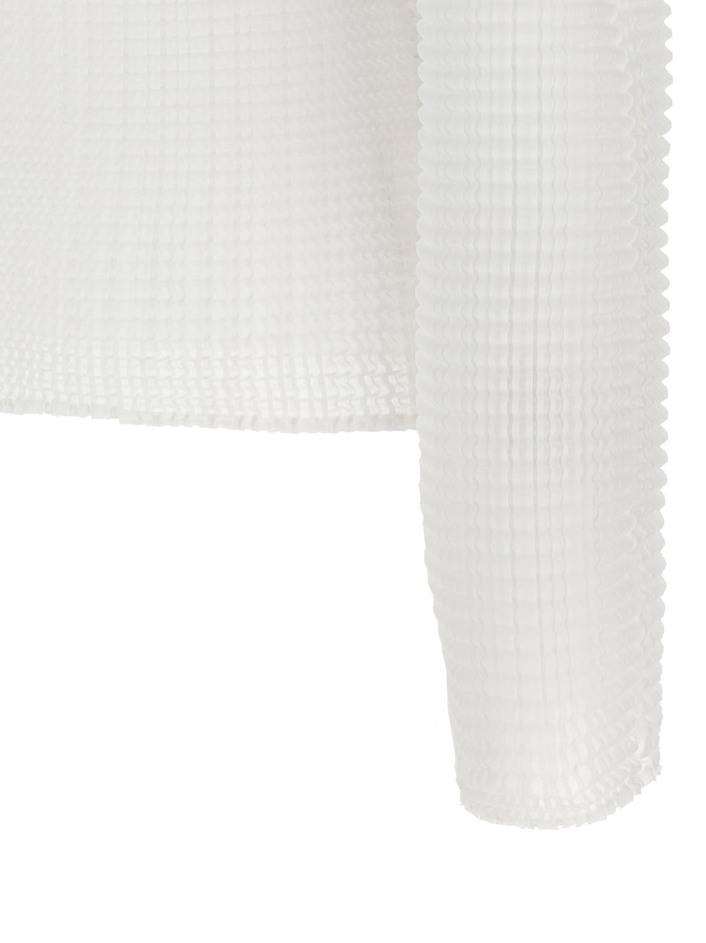Issey Miyake White Polyester Cardigan