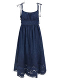 Zimmermann Blue Cotton Midi Dress