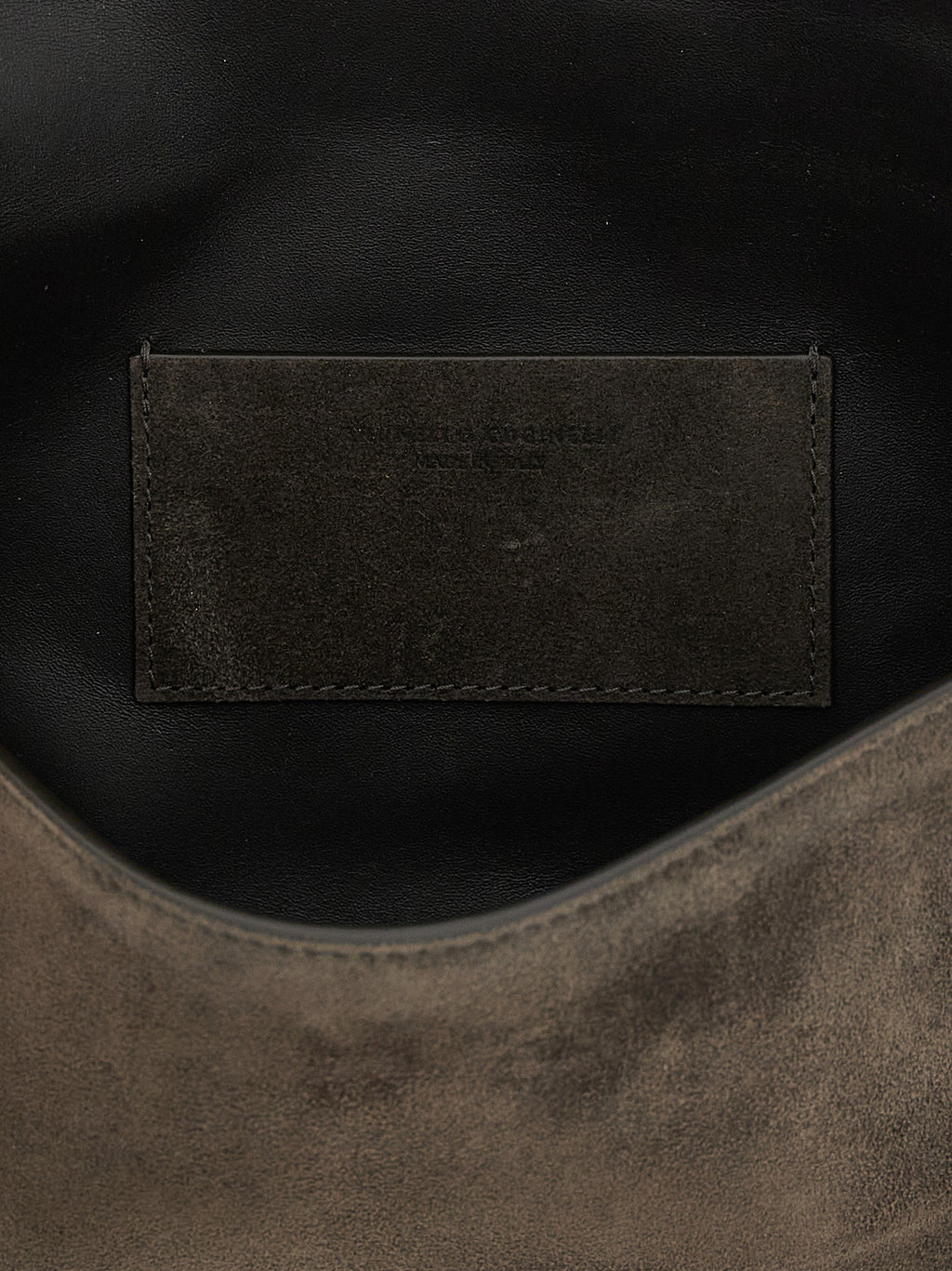Brunello Cucinelli Brown Calfskin Clutch Bag