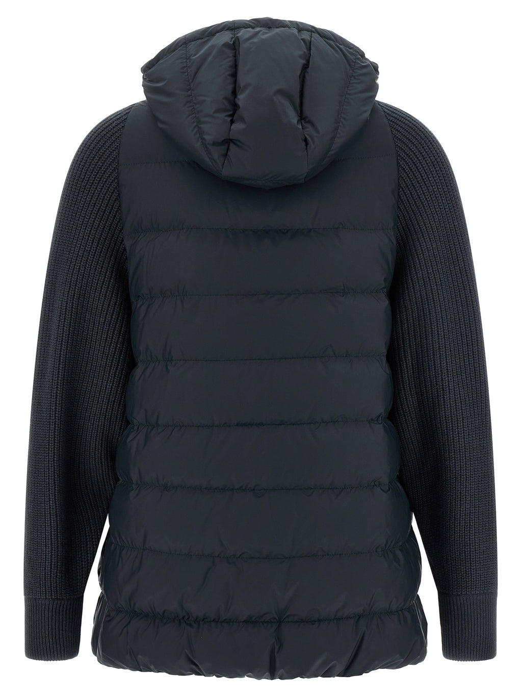 Brunello Cucinelli Blue Polyester Full-Length Jacket