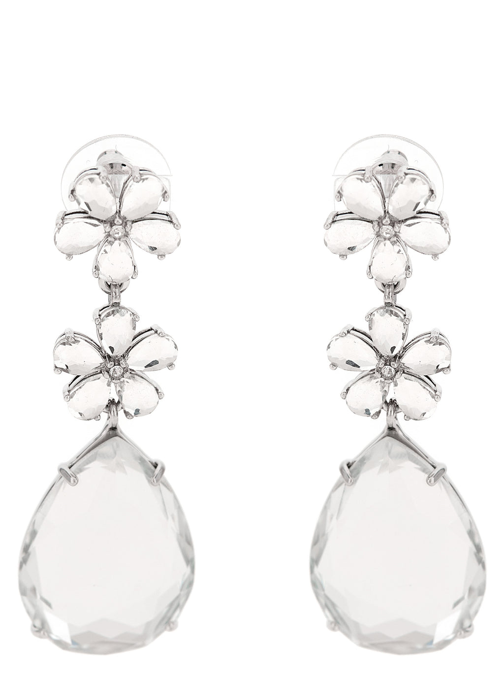 Self-Portrait Silver Brass Earrings