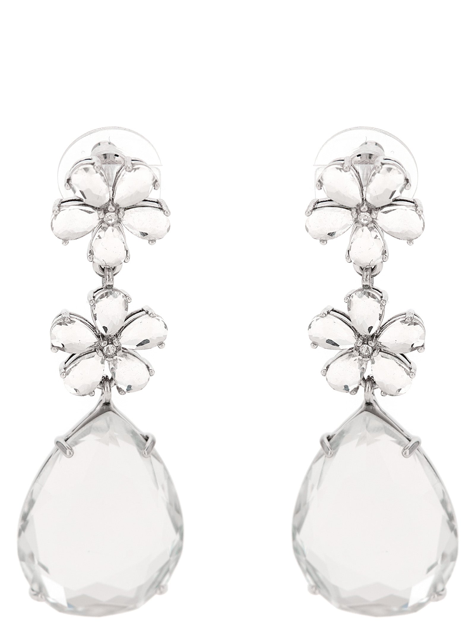 Self-Portrait Silver Brass Earrings