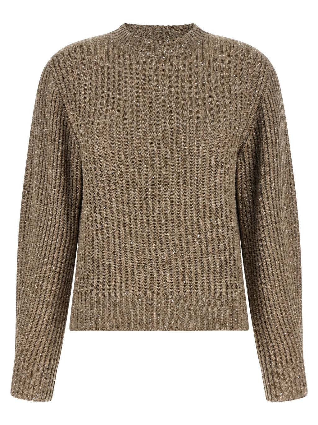Brunello Cucinelli Beige Cashmere Cardigan