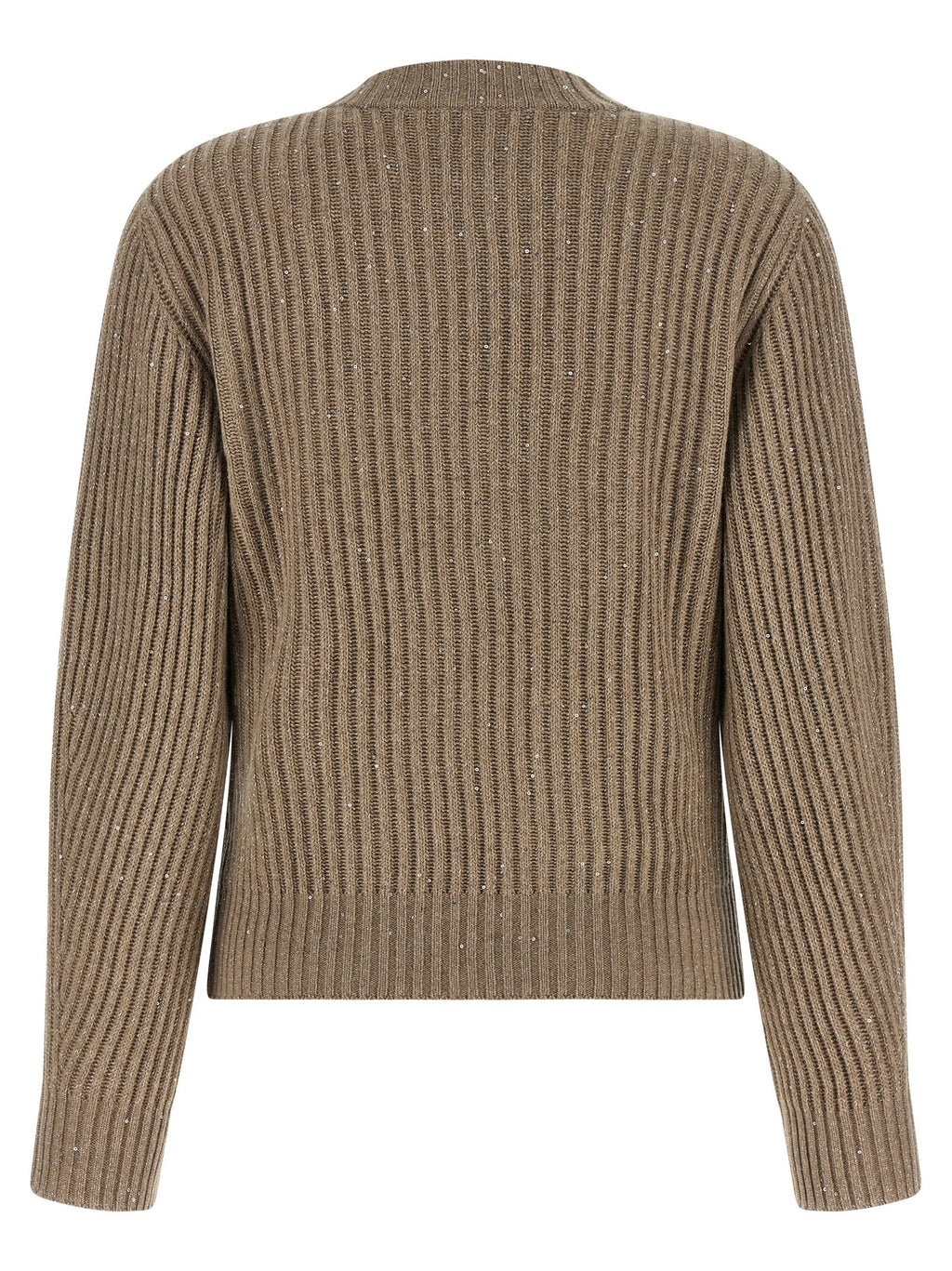 Brunello Cucinelli Beige Cashmere Cardigan