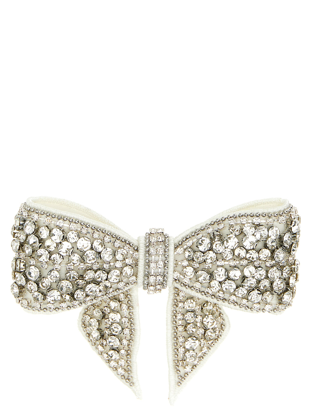 Self-Portrait White Polyester Hair Clip