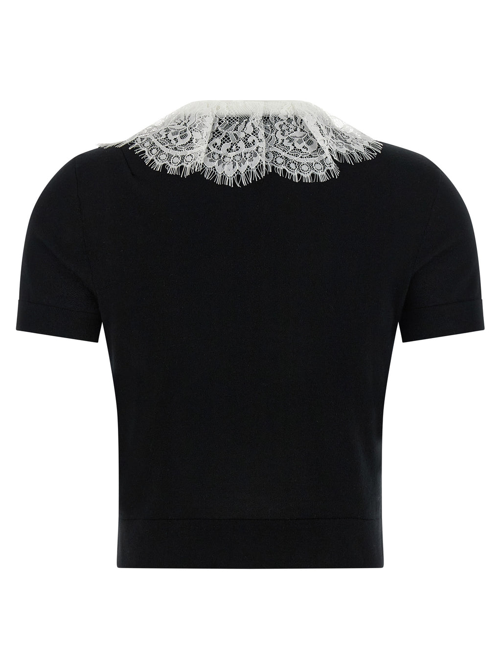 Self-Portrait Bicolor Wool Blouse