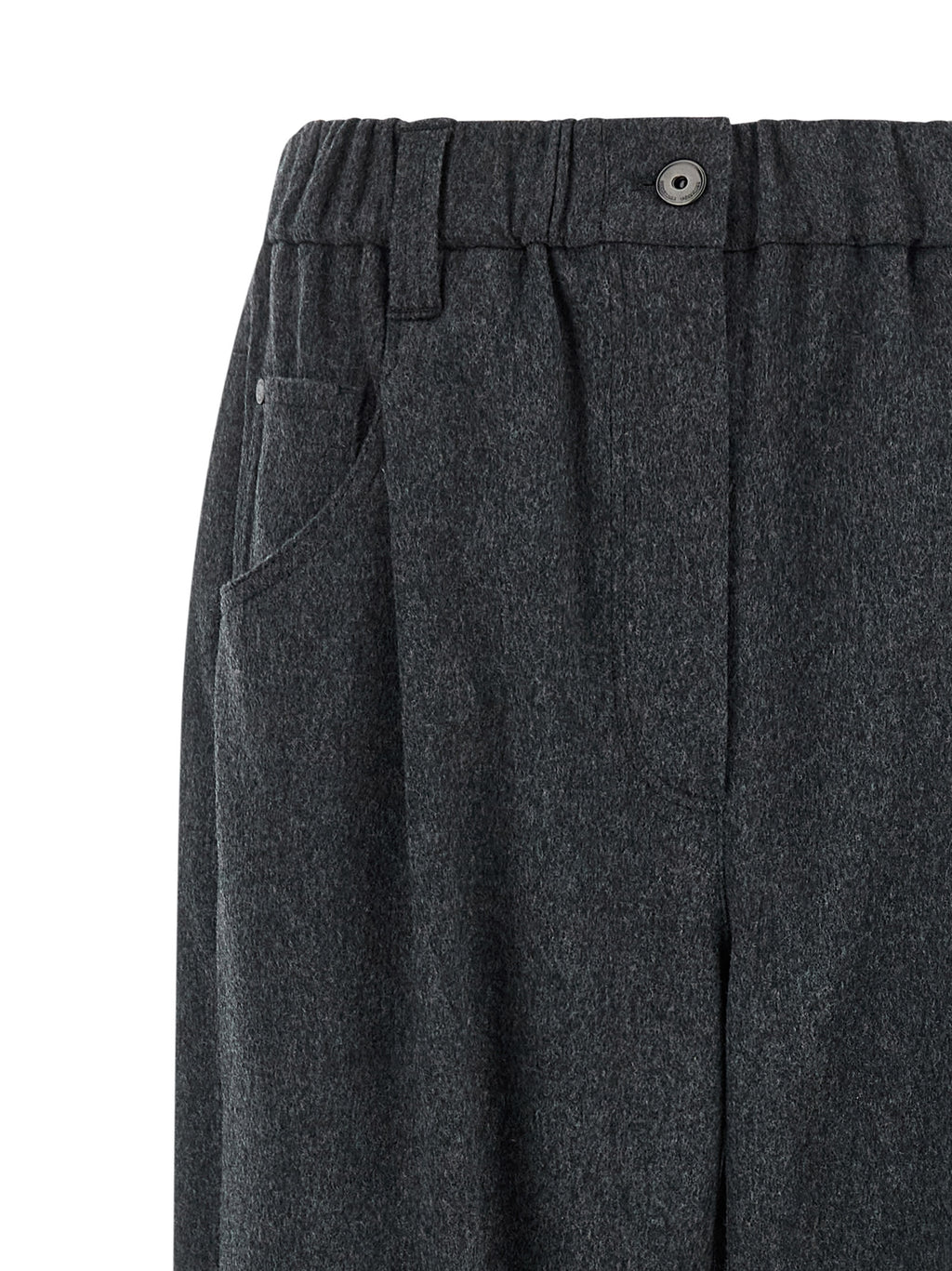 Brunello Cucinelli Gray Wool Pants