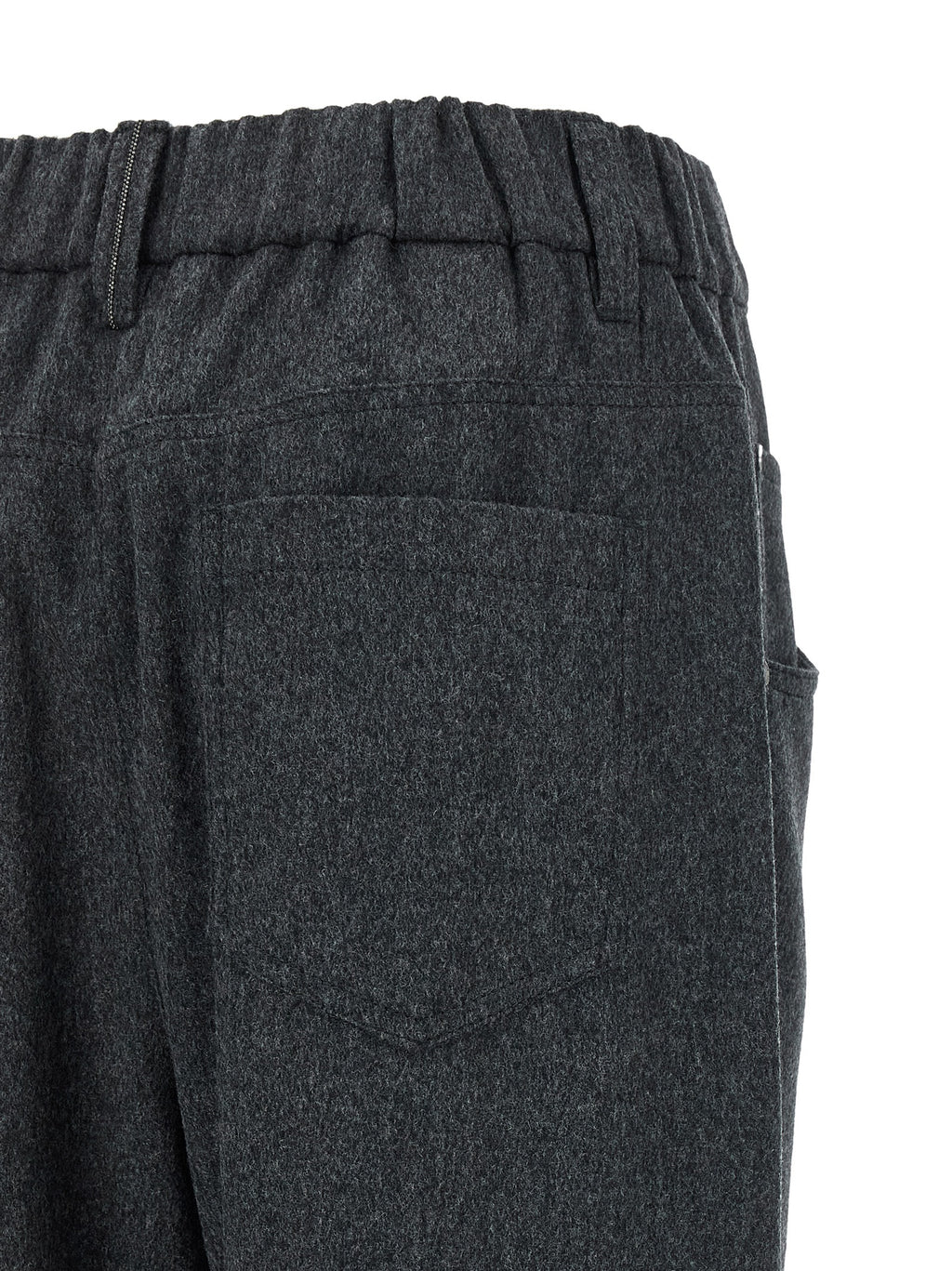 Brunello Cucinelli Gray Wool Pants