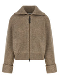 Brunello Cucinelli Beige Cashmere Cardigan