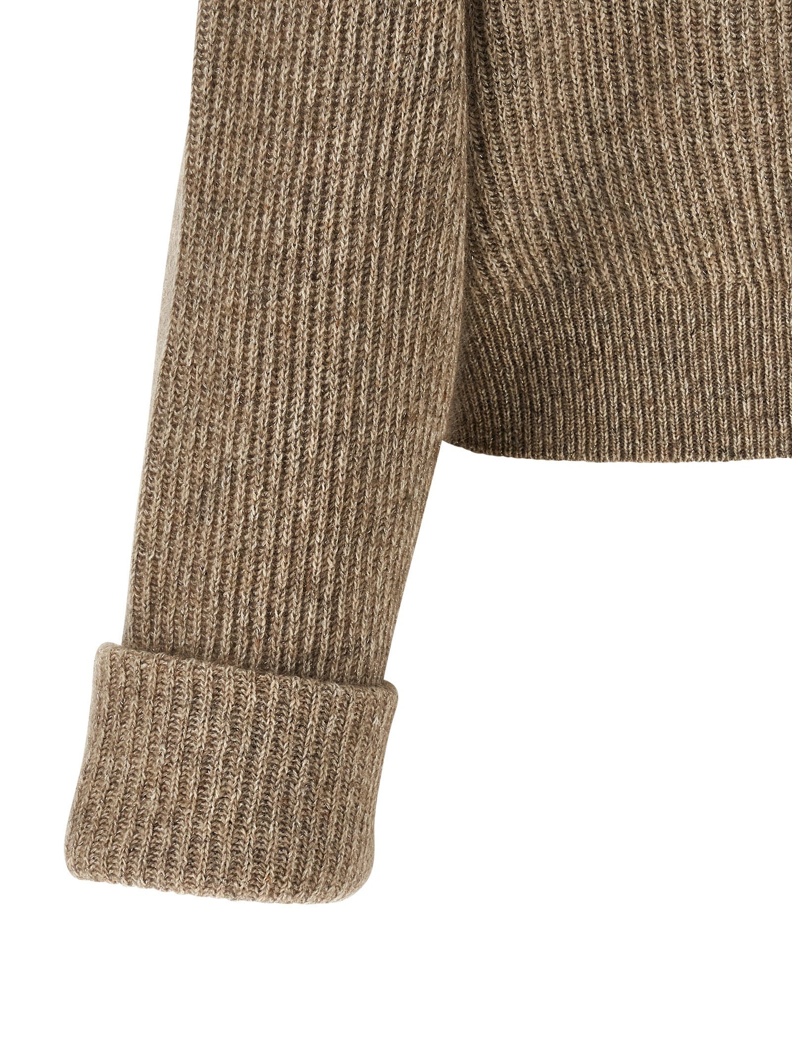 Brunello Cucinelli Beige Cashmere Cardigan