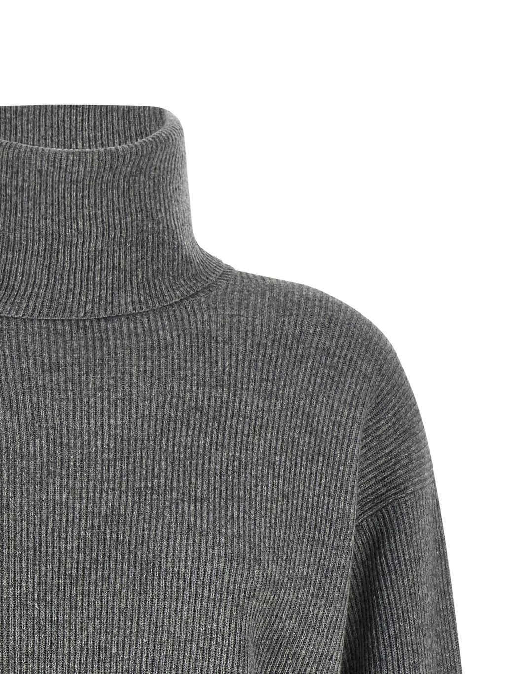 Brunello Cucinelli Gray Virgin Wool Cardigan