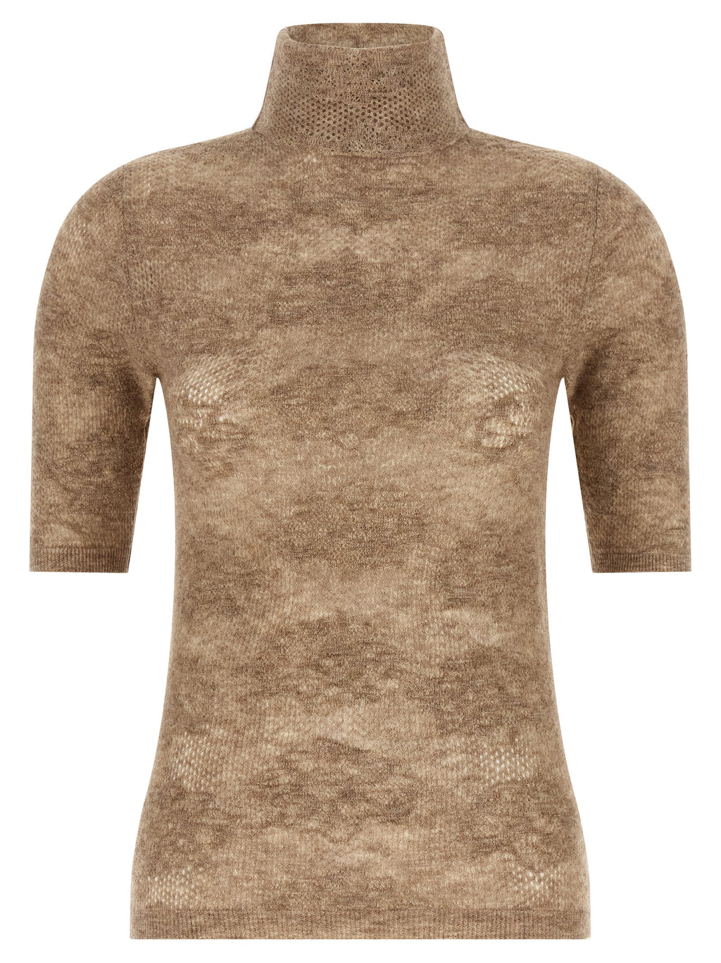 Brunello Cucinelli Beige Silk Cardigan
