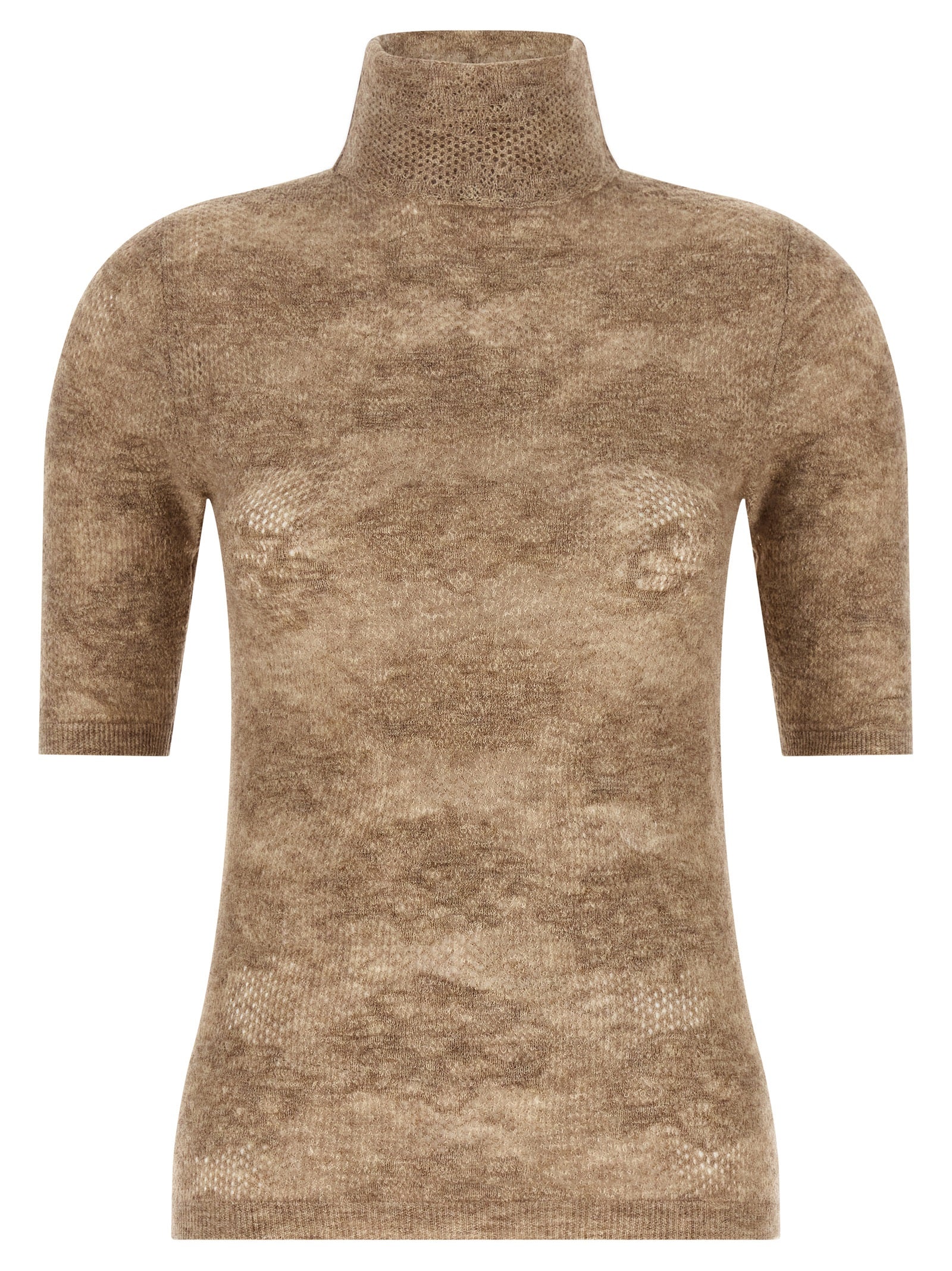 Brunello Cucinelli Beige Silk Cardigan