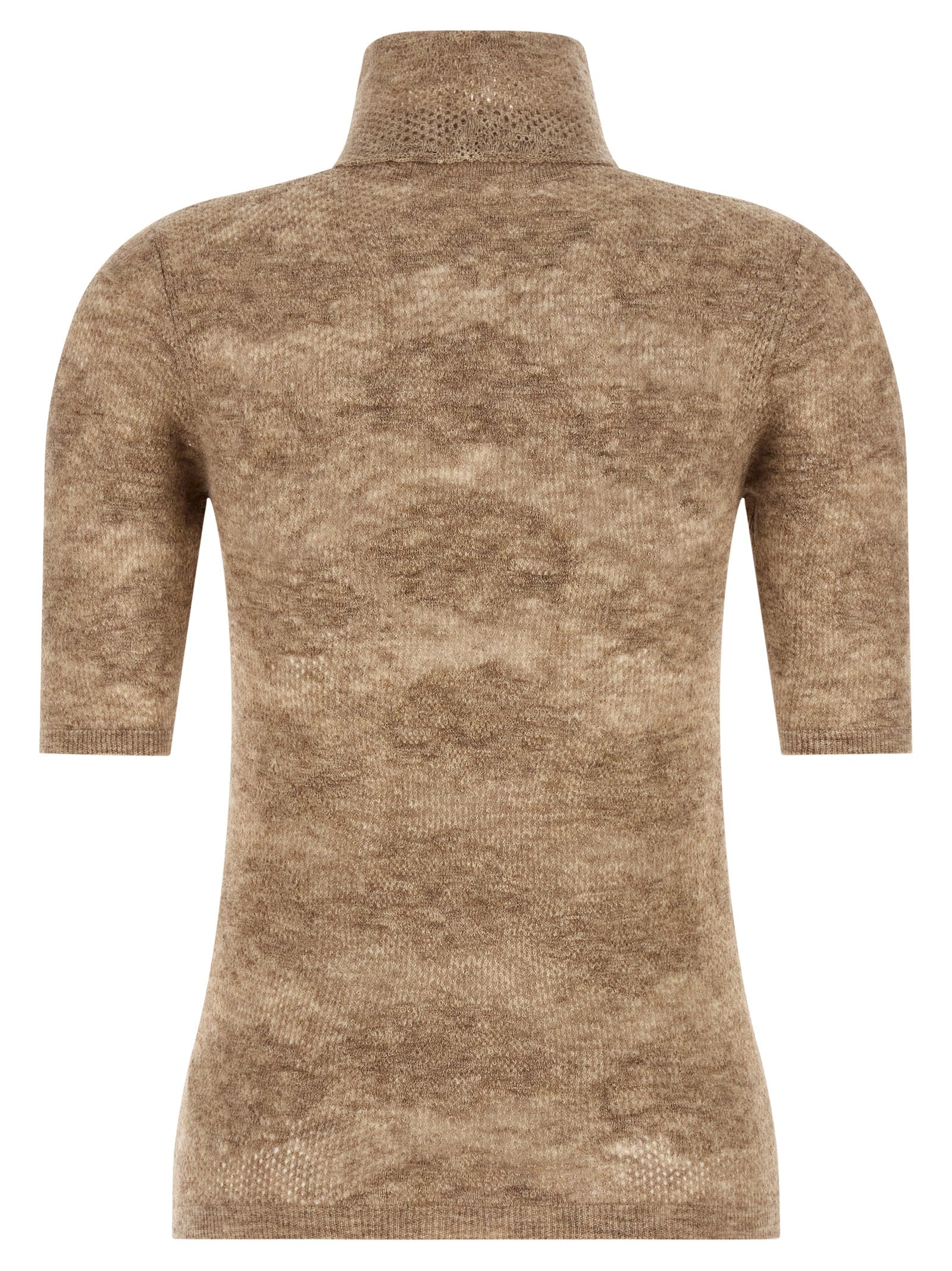 Brunello Cucinelli Beige Silk Cardigan