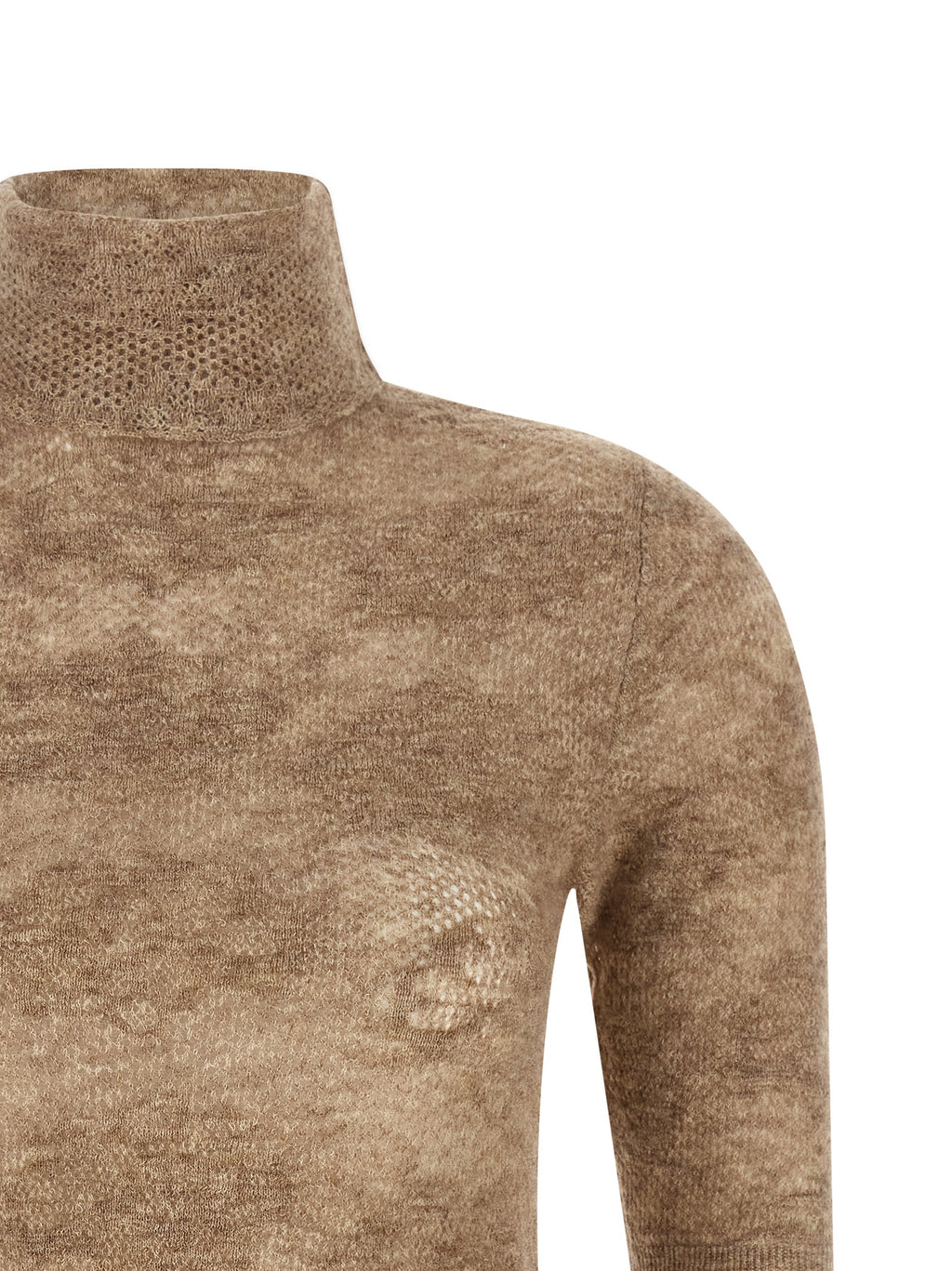 Brunello Cucinelli Beige Silk Cardigan
