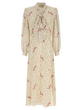 Valentino Garavani Multicolor Silk Midi Dress