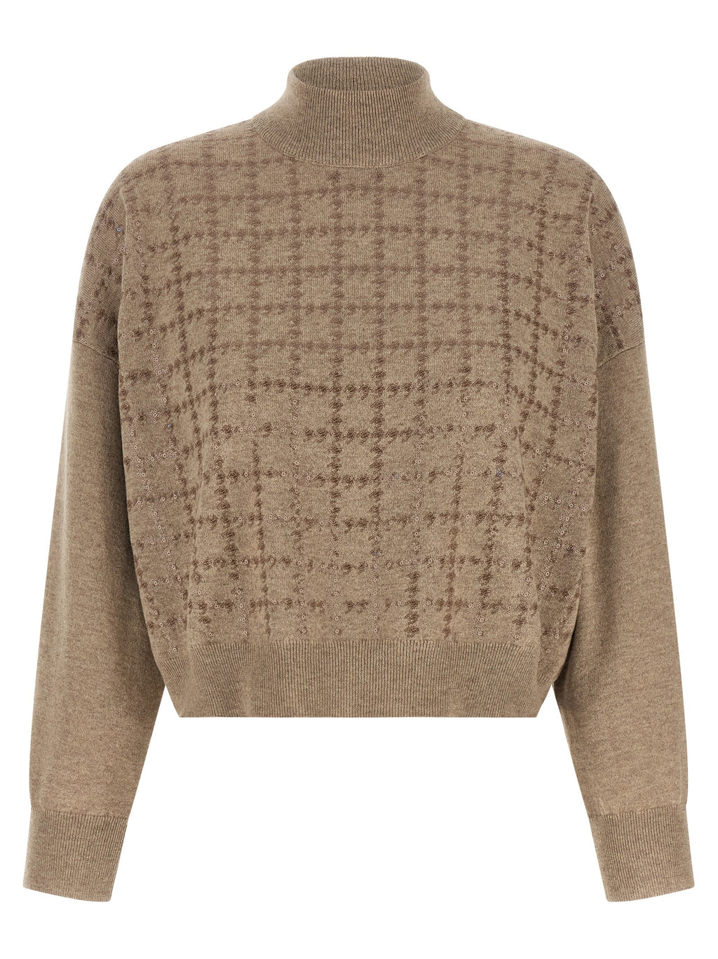 Brunello Cucinelli Beige Cashmere Cardigan