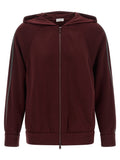 Brunello Cucinelli Bordeaux Cotton Sweatshirt