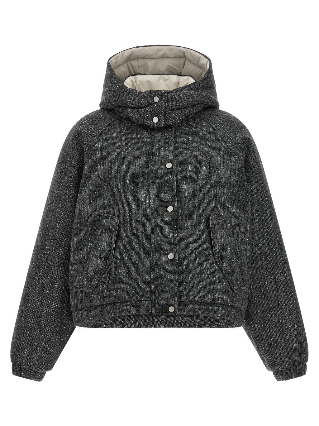 Brunello Cucinelli Gray Virgin Wool Jacket