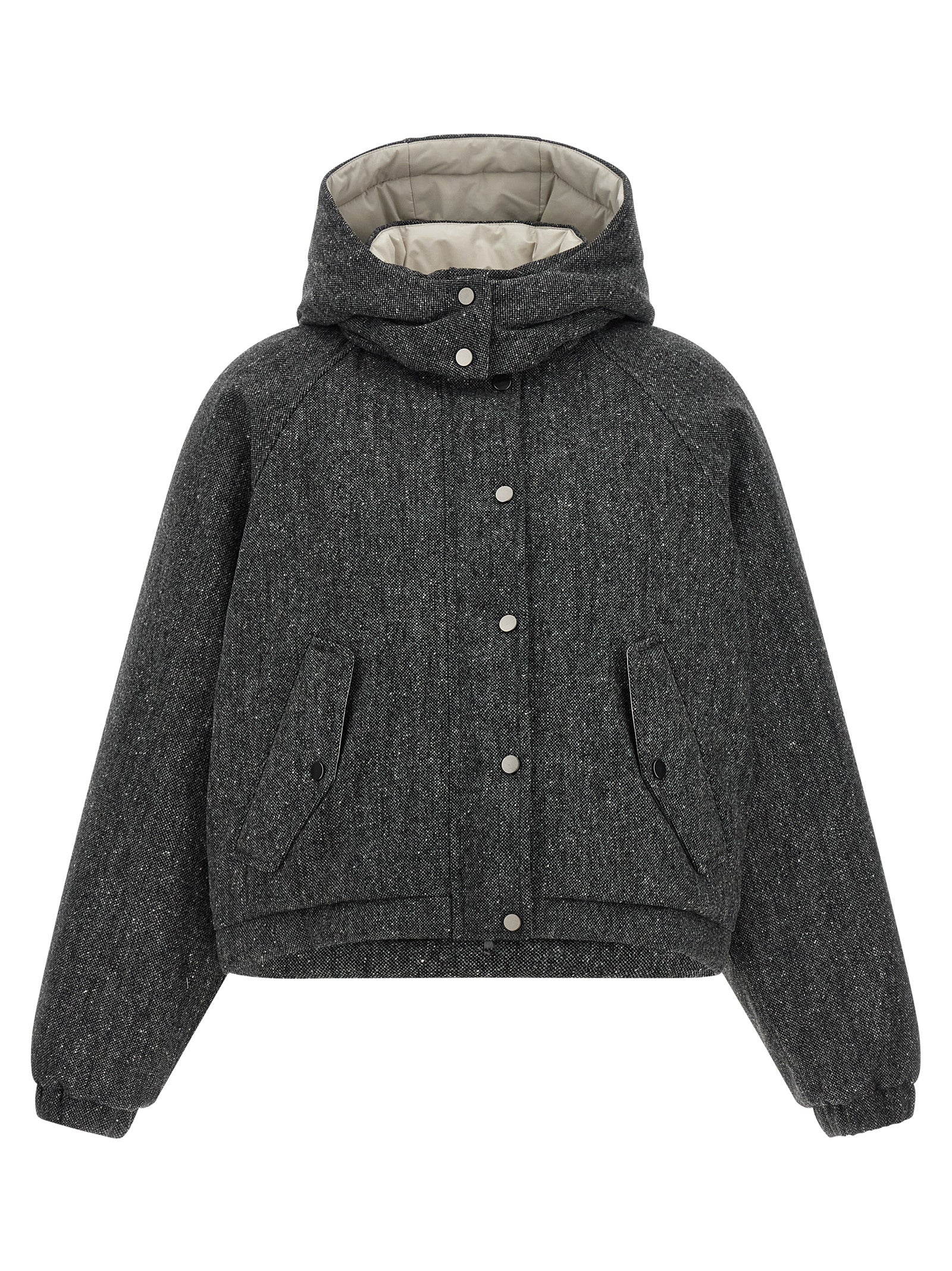 Brunello Cucinelli Gray Virgin Wool Jacket
