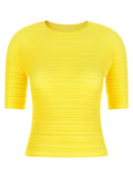 Issey Miyake Bicolor Polyester Blouse