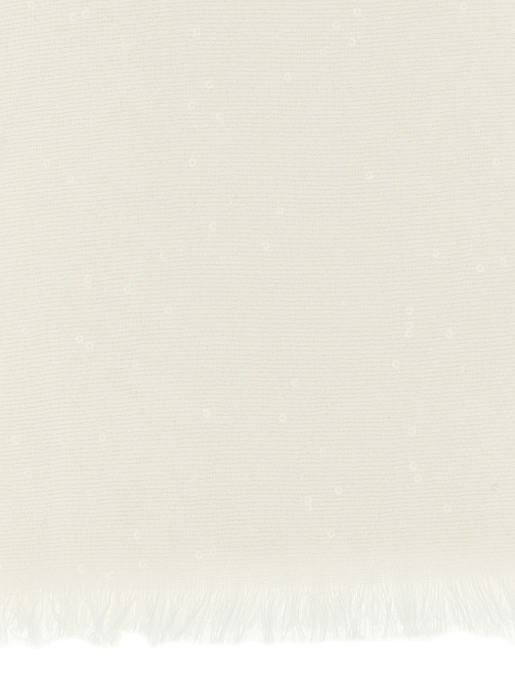 Brunello Cucinelli White Cashmere Scarf