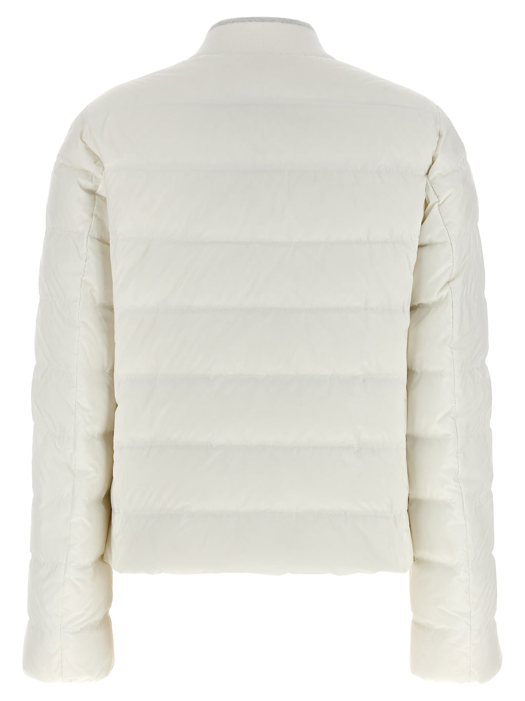 Brunello Cucinelli White Polyester Full-Length Jacket