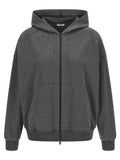 Brunello Cucinelli Gray Cotton Sweatshirt
