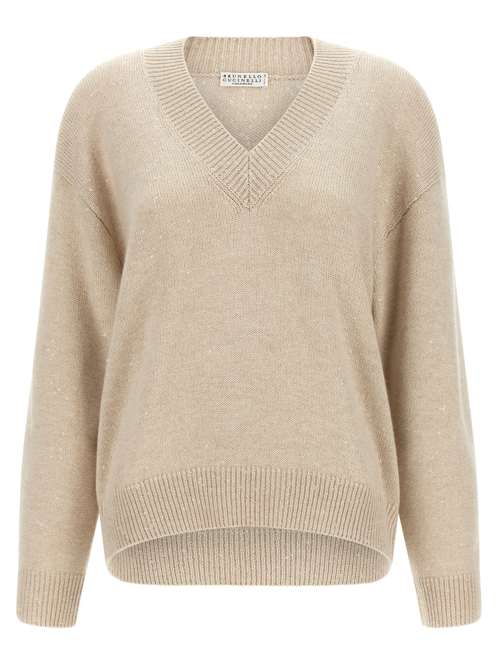 Brunello Cucinelli Beige Cashmere Cardigan