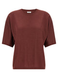Brunello Cucinelli Bordeaux Cashmere Cardigan